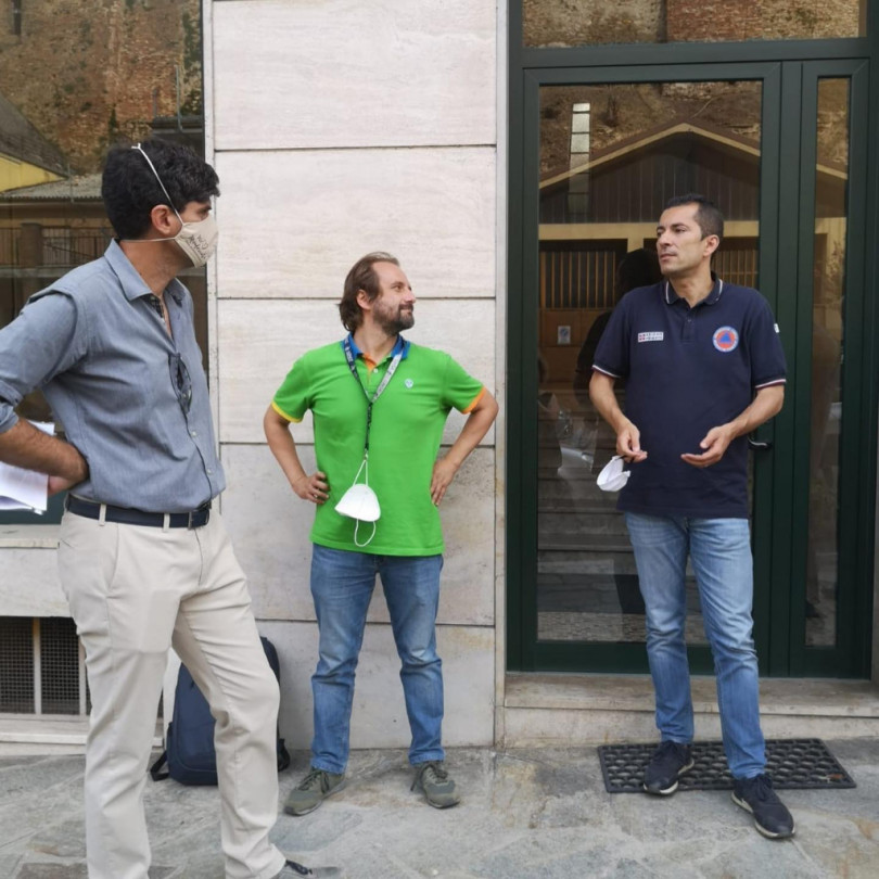 L'assessore regionale Gabusi in visita a Moncalvo